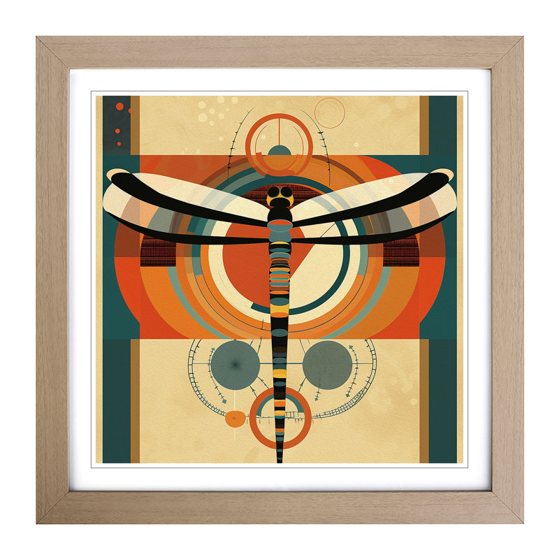 Single Picture Frame Print on Wood, Oak