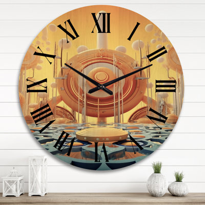 Solid Wood Wall Clock
