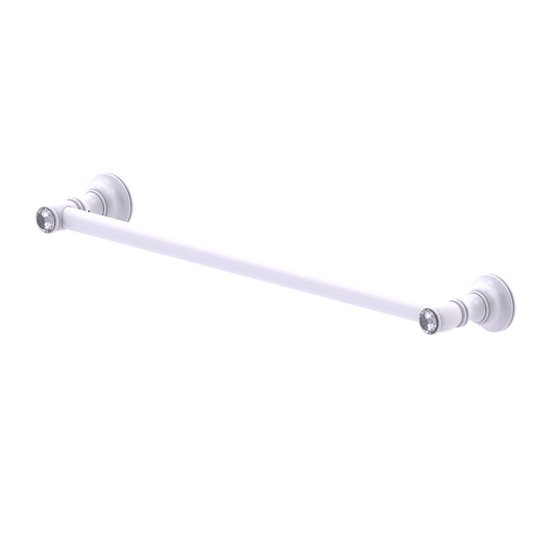Barre à serviettes murale Freyja, Blanc mat, H 3,5 po x l 18 po x P 2 po