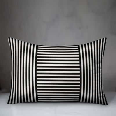  Patchwork Stripe Lumbar Pillow
