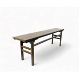 95.7 in. Solid Wood Console Table