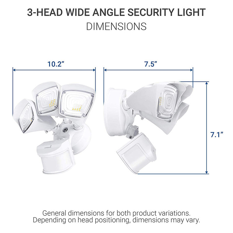 37.5-Watt LED Dusk to Dawn Outdoor Security Flood Light with Motion Sensor