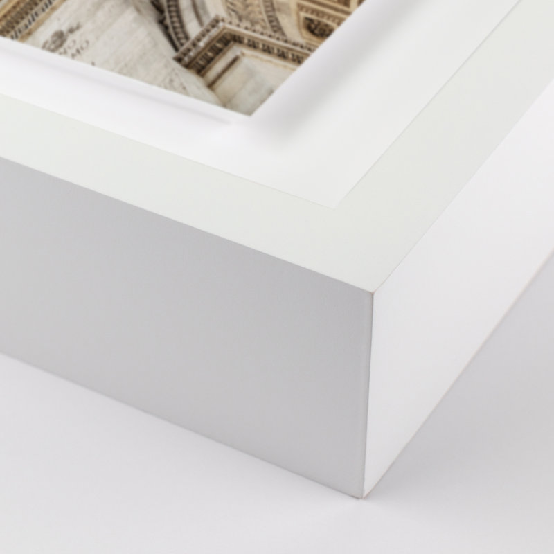 ARC DE TRIUMPHE BY GUY SARGENT, 48" H x 72" W x 2.5" D, White