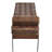 Clarkson Solid Wood Frame Genuine Leather Bench-162055963