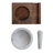 Marble Mortar And Pestle With Acacia Wood Base