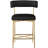 Klaas Upholstered Counter Stool with Metal Frame-88514428