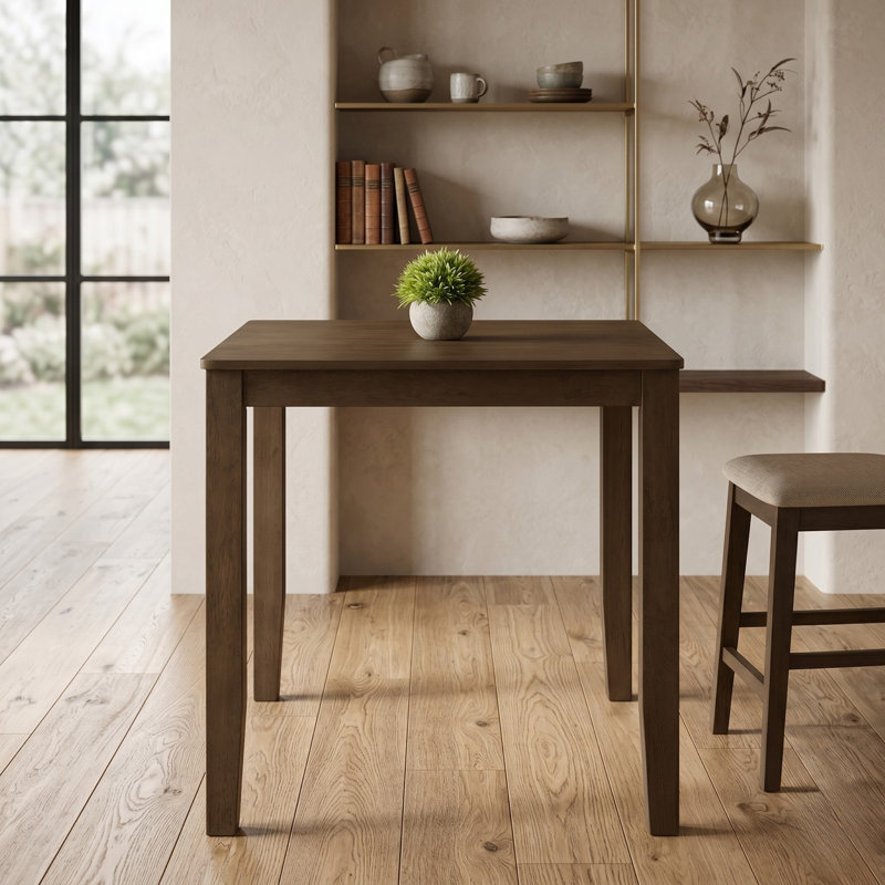 Table de comptoir Ance, Brun