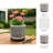 Decorative Outdoor Planter With Saucer for Home Decor - Mesh Design Indoor Planter for Living Room or Patio Flower Pots - Gray & White-768882172