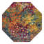 Tapis orange / rose / bleu / jaune à motif abstrait Corlenzo-1612264176