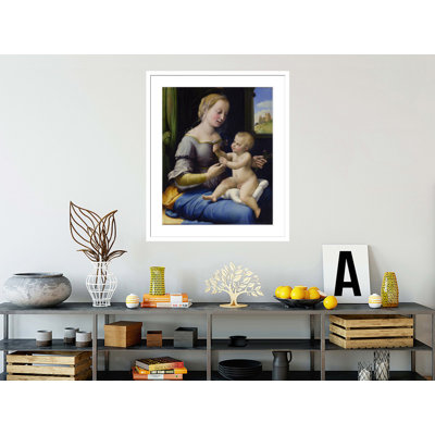 The Madonna of the Pinks ('La Madonna dei Garofani') by Raphael -Framed Giclee Print