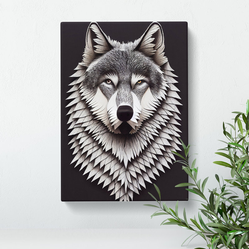 Wolf Spikes No.1 - Wrapped Canvas, 76cm H x 50cm W x 3cm D