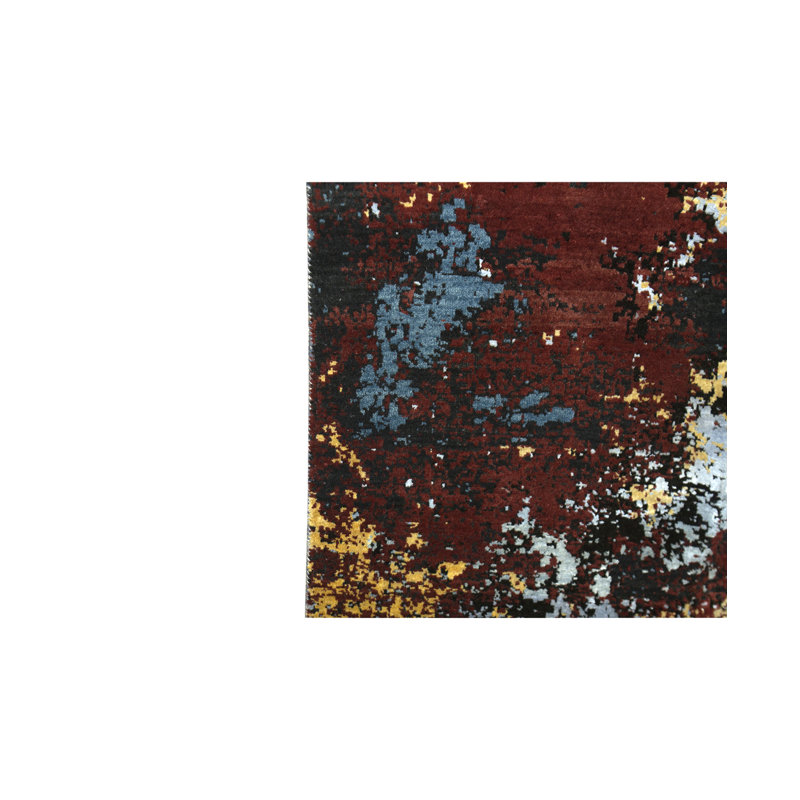 Area Rug in Rust