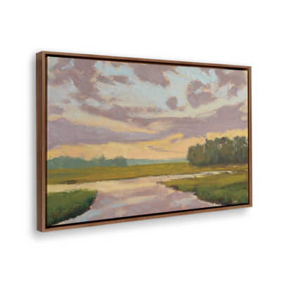 «Lowcountry Sunset» par Carson Overs passer, reproduction d'art sur toile