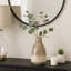 Vase de table chaleureux en céramique rustique pour la décoration intérieure, vase à fleurs décoratif avec finition émaillée et forme intemporelle, parfait pour afficher des arrangements floraux frais ou artificiels dans n'importe quelle pièce - brun clair et crème-1663261241