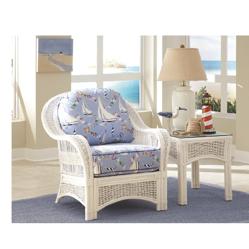 Regatta Upholstered Armchair, Omar Denim