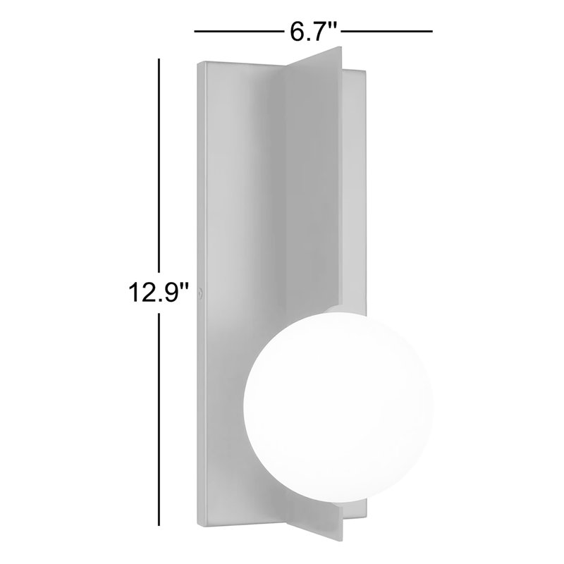 Orbel 1 - Light Corner Wall Light, Matte Black, Yes