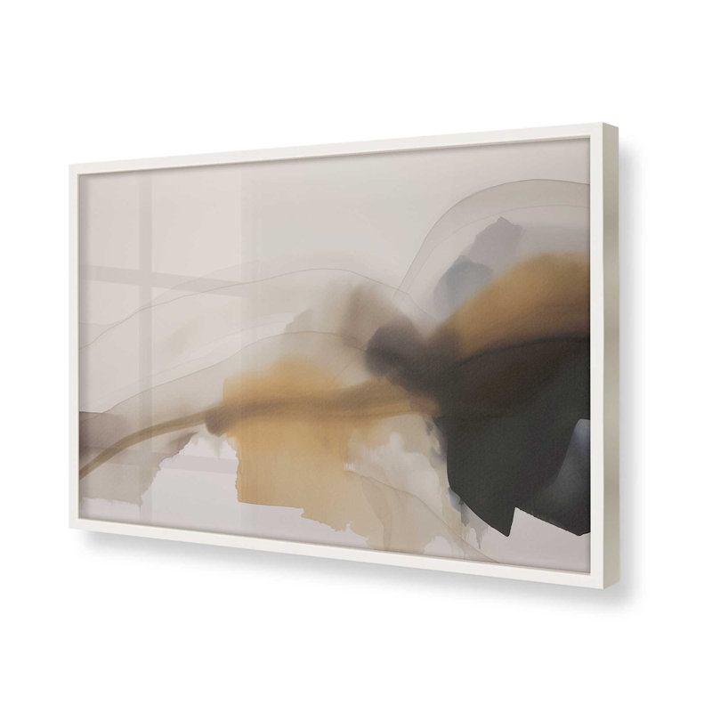 Rustic Elegance Noir Print, Opaque White Framed, 19" H x 25" W