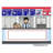 Personalized Name That Toon Post Office Employee Male Rhinestone Bordered Key Chain-106949366