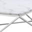 Table basse avec dessus en marbre Giancarlo pour bureau de salon-876045389