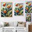 Bryn - Floral Canvas Prints-544471779-544471780-544471783