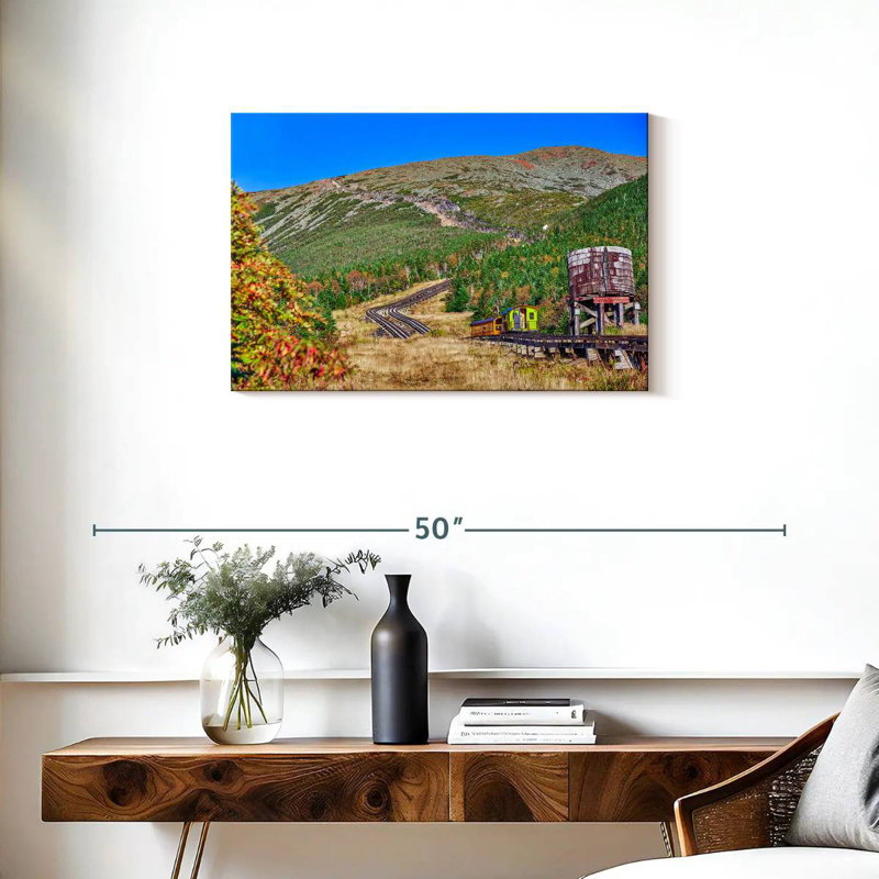 Chemin de fer Mehar Mount Washington Cog, H 20 po x l 30 po