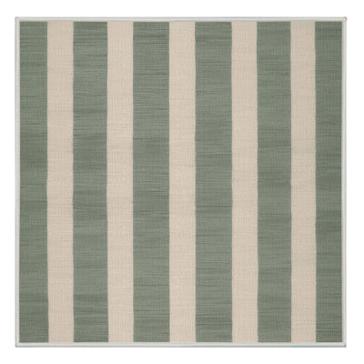 Machine Washable Checkered Beige Area Rug