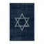 Tapis abstrait doux et moelleux à motif abstrait Hanoukka bleu et bleu marine-1771313934