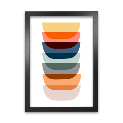 Abstract Mid Century Art Original - Print