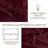 Solid Duvet cover Burgundy King-125981127-125981129