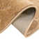 Custom Size  Anti Slip Machine Washable Medium Profile Cut Pile Soft Leaves Beige Runner Rugs by Feet
