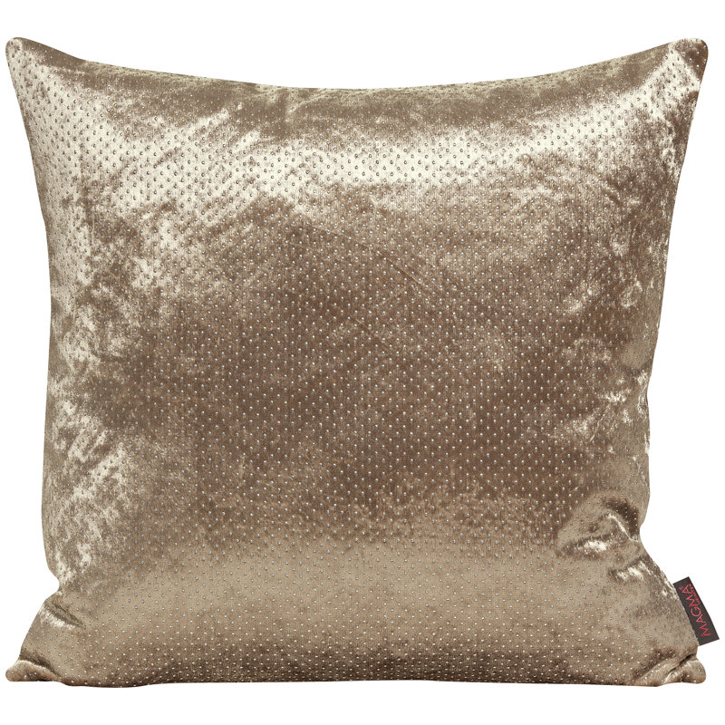 Reversible Throw Pillow, Beige, 19" x 19"
