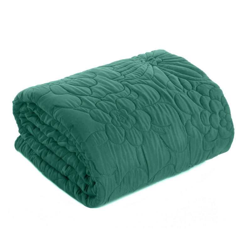 Chaparosa Polyester Bedspread, Turquoise, W220 x L240cm