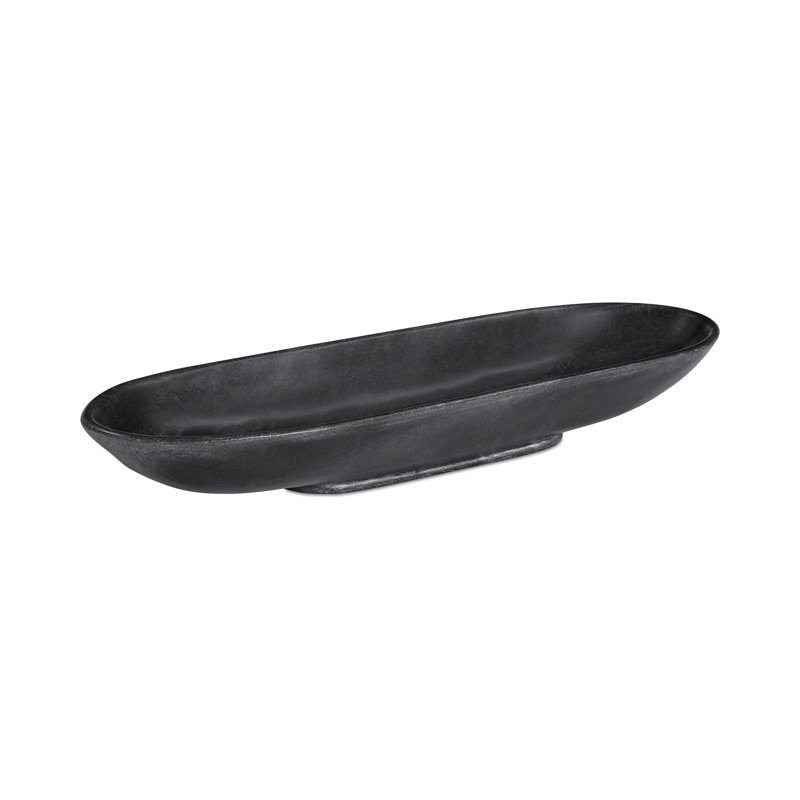 Plateau Venetia en marbre noir