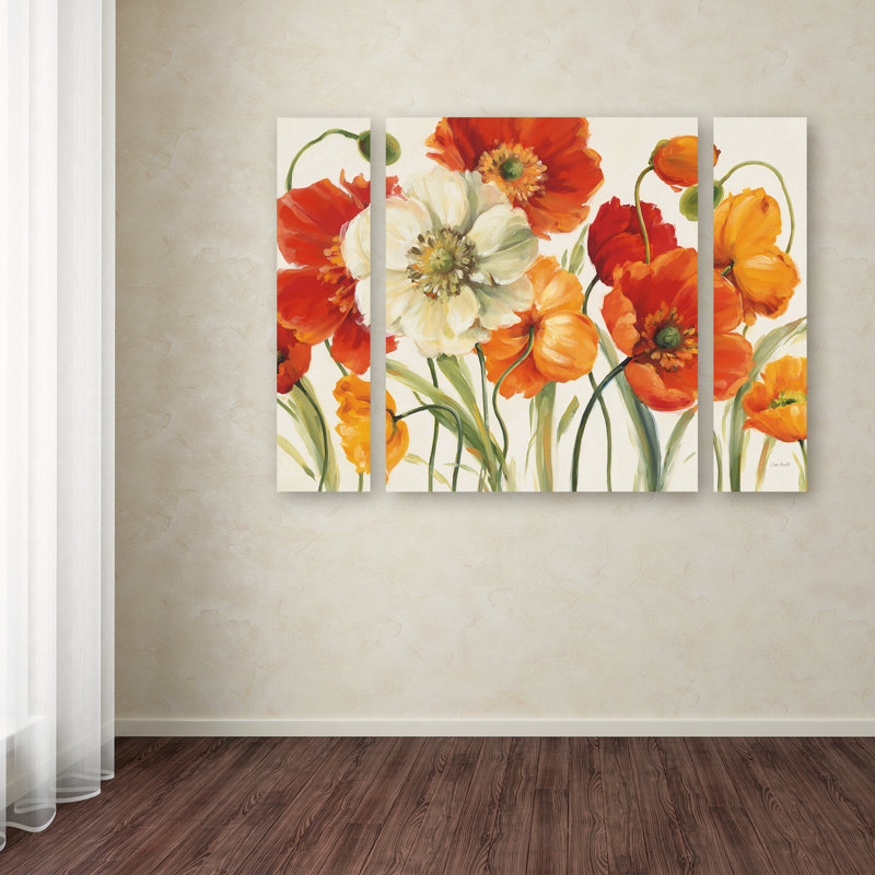 « pops melody i », ensemble de 3 reproductions d’art sur toiles tendues, H 30 po x l 41 po x P 2 po
