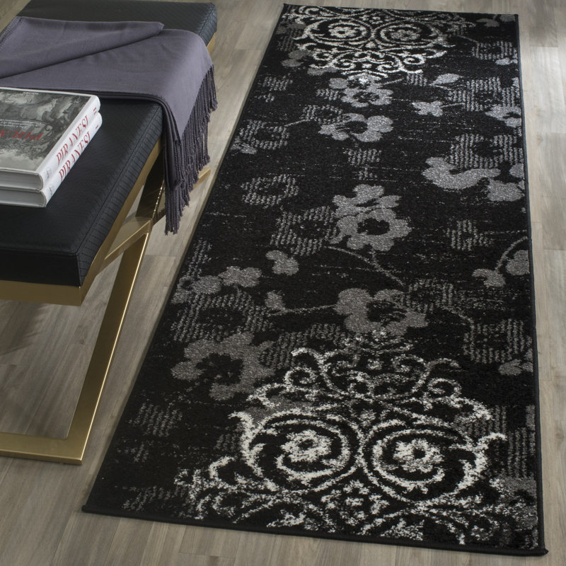 Issleib Floral Area Rug, Runner 76 x 244 cm