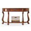 Table d'entrée vintage rétro avec tiroir et tablette inférieure