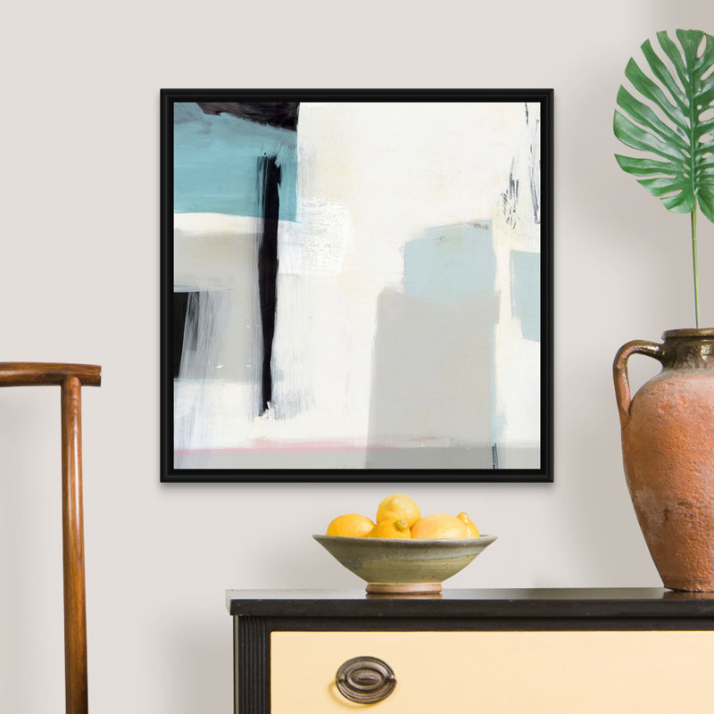 "Soulignement I" par Isabelle Z-impression sur toile, Toile avec cadre noir, H 26 po x l 26 po x P 1,75 po