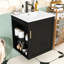 Armoire de salle de bain murale moderne avec lavabo - rangement compact-169899444