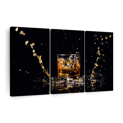 " Whiskey Splash " 3 - Pieces