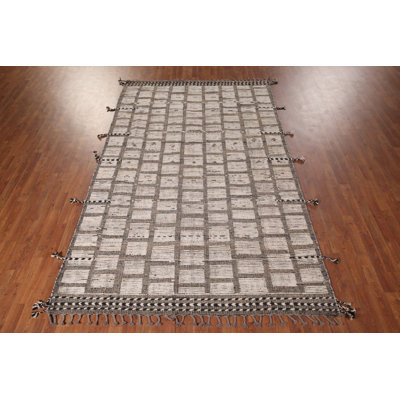Tapis marocain à rayures All-Over 6 x 10