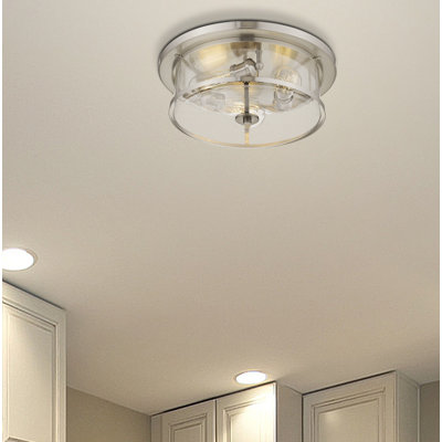 Attah Glass Flush Mount