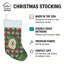 Chaussette de Noël crème Chow Chow