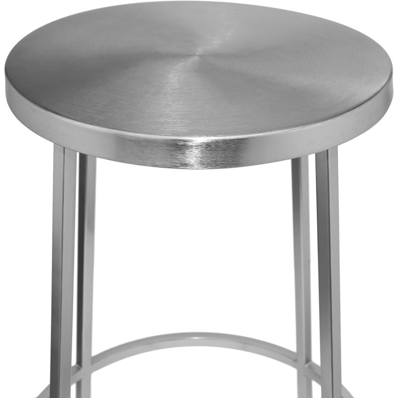 Tabouret de bar et de comptoir Tyson Lonn, Tabouret de bar (assise de 30 po de hauteur), Argent