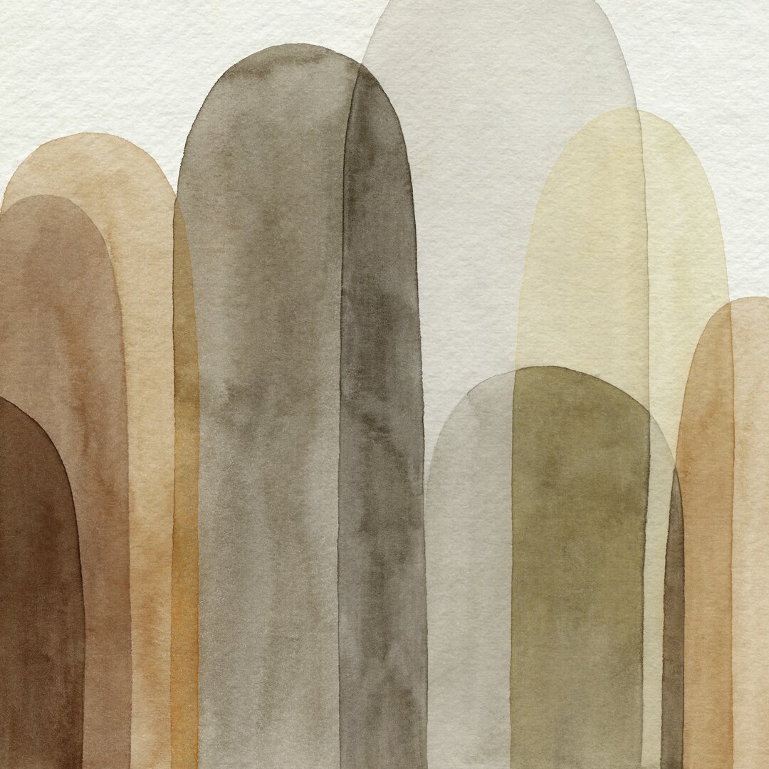 Leinwandbild Desert Watercolor Arches I