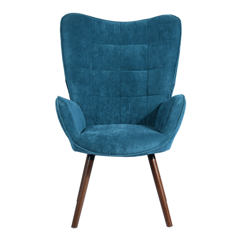 Garmon Upholstered Armchair, Blue