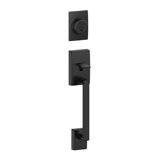Century Exterior Single Cylinder Handleset with Single Cylinder Deadbolt, Exterior Side Only