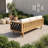 Wood Patio Sofas with Cushions