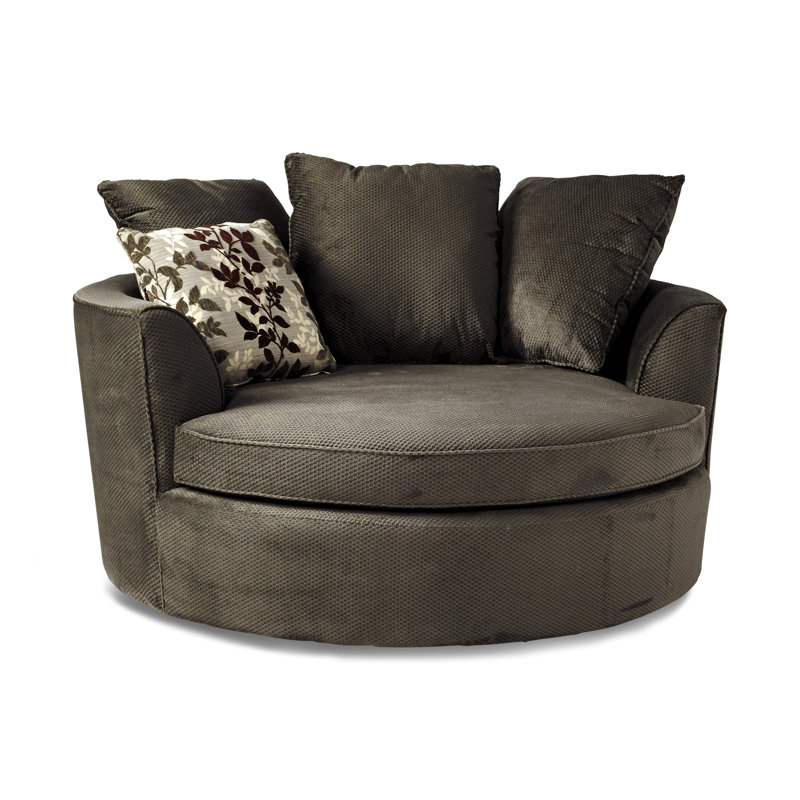 Beall Upholstered Accent Chair, Renegade Pewter Performance