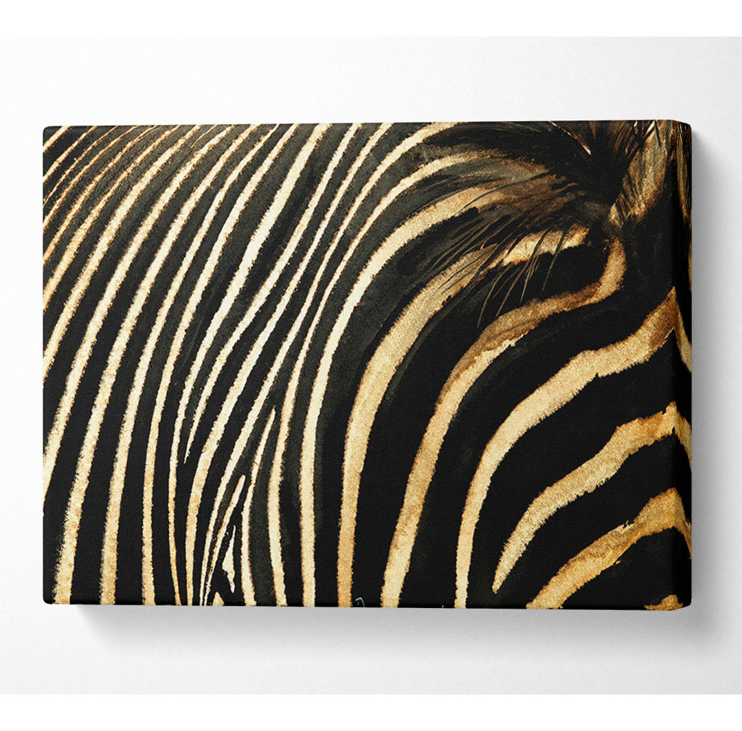 Zebrastreifen - Kunstdrucke auf Leinwand - Wrapped Canvas