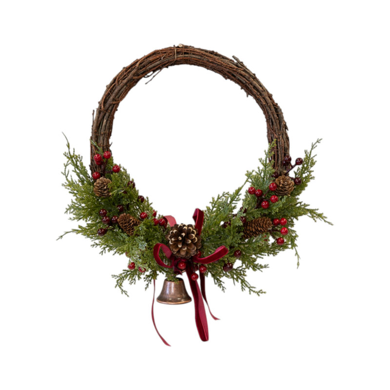30 cm Twig Artificial Wreath
